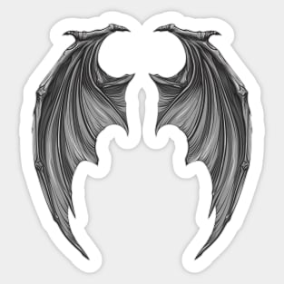 Demon Wings Sticker